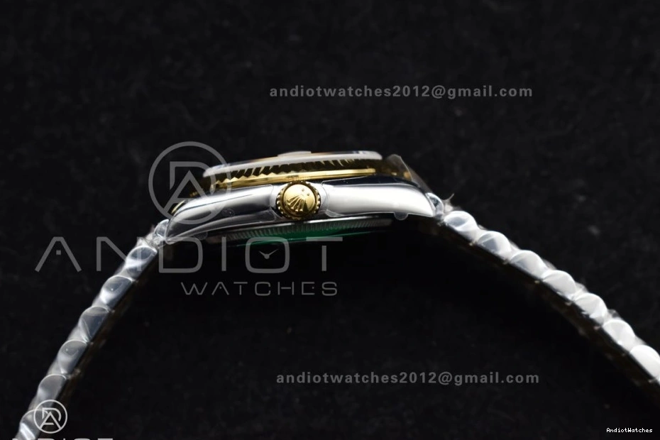 Dial Black Soft 316L 278273 Bracelet 31 GSF YG President Stick on Ladies Markers DateJust 561 Steel 0117